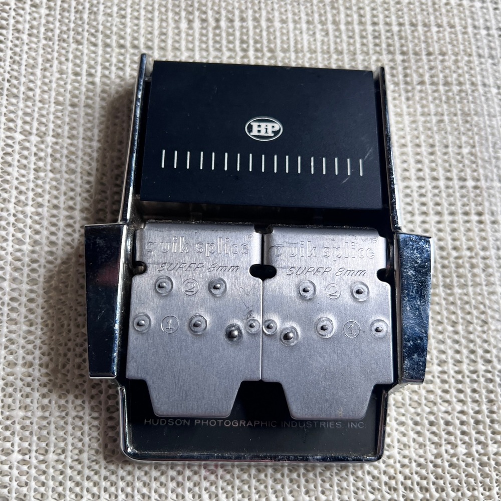 Hudson Photographic Industries Quik Splice Super 8mm Film Splicer HPI Vintage